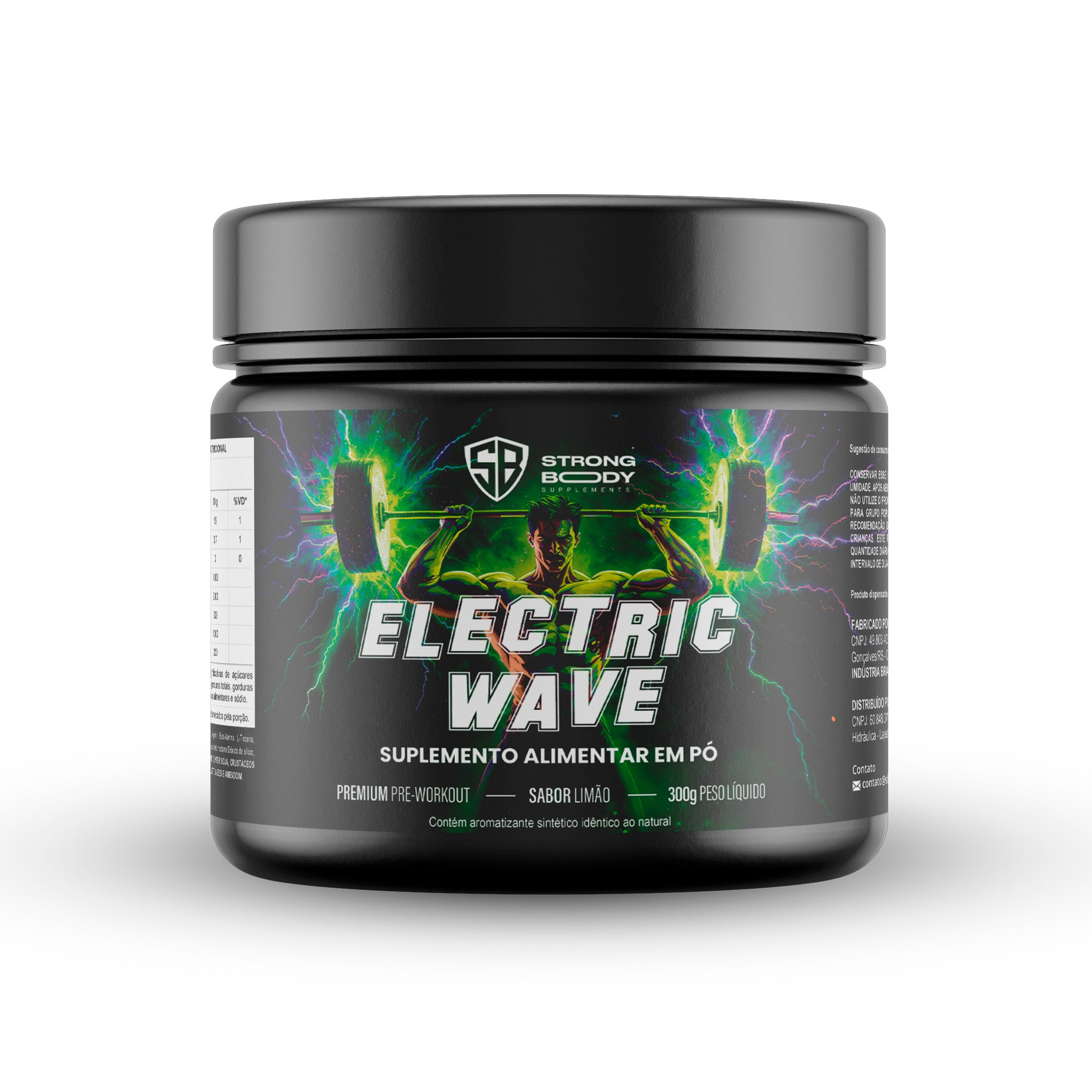 Pré-treino Electric Wave (300g) – Strong Body Supplements